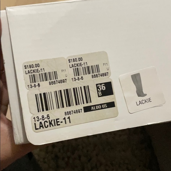 Aldo Lackie grey suede wedge boots - Picture 6 of 6